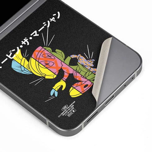 Looney Tunes Marvin the Martian Sliced Juxtapose Galaxy Z Flip6 Skin