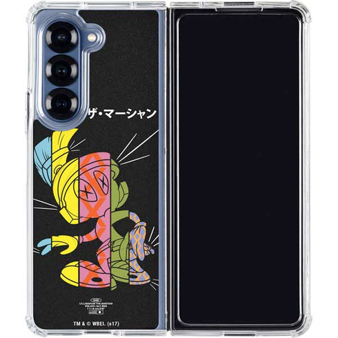 Looney Tunes Marvin the Martian Sliced Juxtapose Galaxy Z Fold6 Clear Case