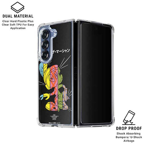 Looney Tunes Marvin the Martian Sliced Juxtapose Galaxy Z Fold6 Clear Case