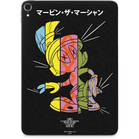 Looney Tunes Marvin the Martian Sliced Juxtapose Apple iPad Pro Skin