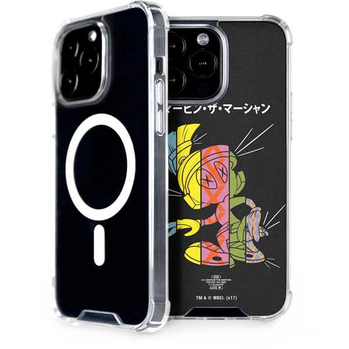 Looney Tunes Marvin the Martian Sliced Juxtapose iPhone Cases