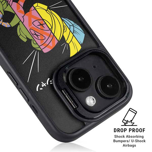 Looney Tunes Marvin the Martian Sliced Juxtapose iPhone 15 Plus Kickstand Case