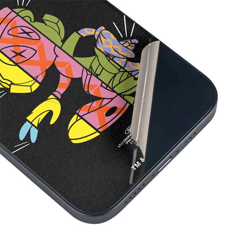 Looney Tunes Marvin the Martian Sliced Juxtapose iPhone 15 Skin