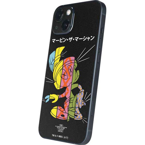 Looney Tunes Marvin the Martian Sliced Juxtapose iPhone 15 Skin