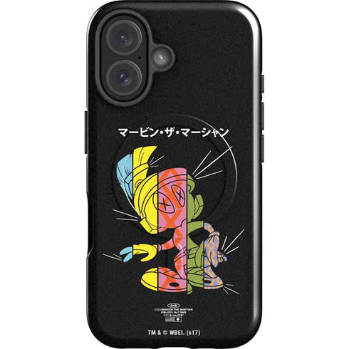 Looney Tunes Marvin the Martian Sliced Juxtapose iPhone 16 Magsafe Impact Case