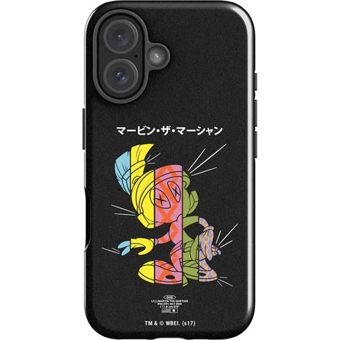 Looney Tunes Marvin the Martian Sliced Juxtapose iPhone 16 Plus Impact Case