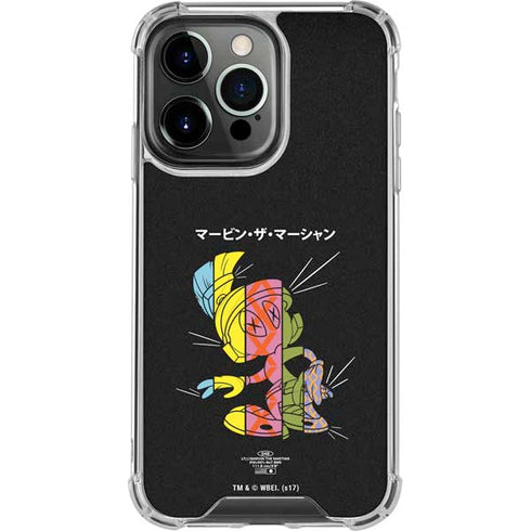 Looney Tunes Marvin the Martian Sliced Juxtapose iPhone 16 Pro Clear Case