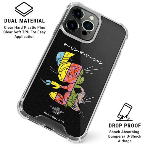 Looney Tunes Marvin the Martian Sliced Juxtapose iPhone 16 Pro Clear Case