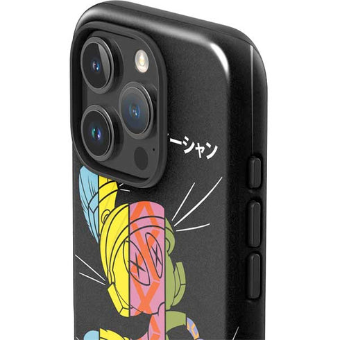 Looney Tunes Marvin the Martian Sliced Juxtapose iPhone 16 Pro Impact Case