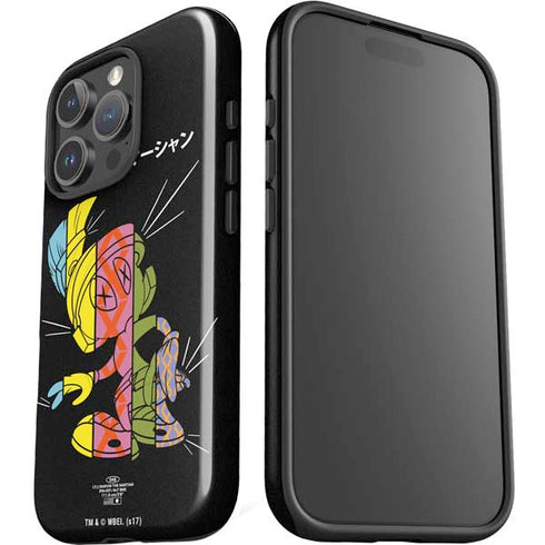Looney Tunes Marvin the Martian Sliced Juxtapose iPhone 16 Pro Impact Case