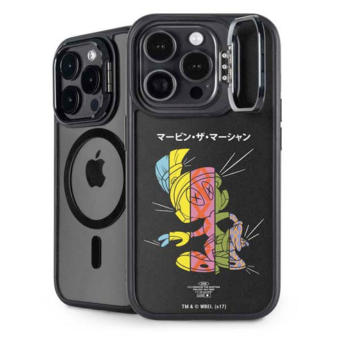 Looney Tunes Marvin the Martian Sliced Juxtapose iPhone 16 Pro Kickstand Case