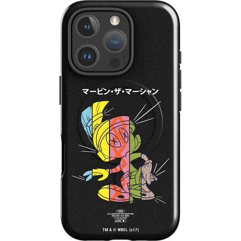 Looney Tunes Marvin the Martian Sliced Juxtapose iPhone 16 Pro Magsafe Impact Case