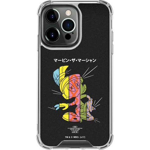 Looney Tunes Marvin the Martian Sliced Juxtapose iPhone 16 Pro Max Clear Case