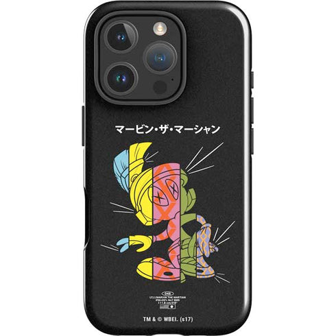 Looney Tunes Marvin the Martian Sliced Juxtapose iPhone 16 Pro Max Impact Case