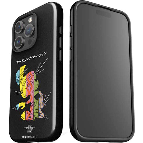 Looney Tunes Marvin the Martian Sliced Juxtapose iPhone 16 Pro Max Impact Case