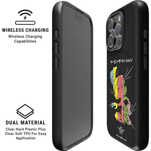 Looney Tunes Marvin the Martian Sliced Juxtapose iPhone 16 Pro Max Magsafe Impact Case