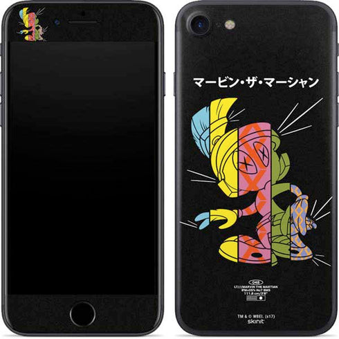 Looney Tunes Marvin the Martian Sliced Juxtapose iPhone 7 Skin