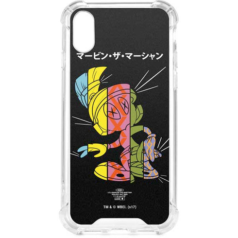Looney Tunes Marvin the Martian Sliced Juxtapose iPhone XS Clear Case