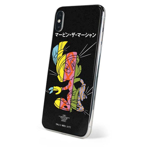 Looney Tunes Marvin the Martian Sliced Juxtapose iPhone XS Max Skin