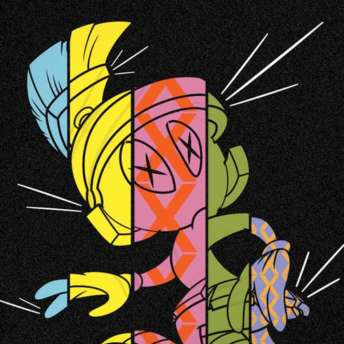 Looney Tunes Marvin the Martian Sliced Juxtapose iPhone XS Skin
