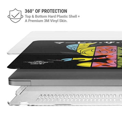Looney Tunes Marvin the Martian Sliced Juxtapose MacBook Pro 14in (2021-24) Case plus Skin