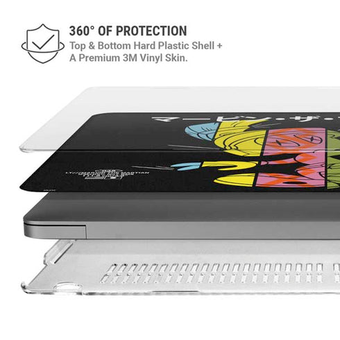 Looney Tunes Marvin the Martian Sliced Juxtapose MacBook Cases