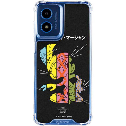 Looney Tunes Marvin the Martian Sliced Juxtapose Moto G 5G (2024) Clear Case