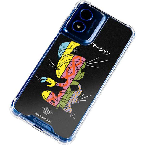 Looney Tunes Marvin the Martian Sliced Juxtapose Moto G Play 4G (2024) Clear Case