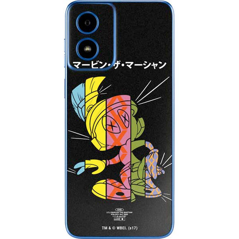 Looney Tunes Marvin the Martian Sliced Juxtapose Moto G Play 4G (2024) Skin