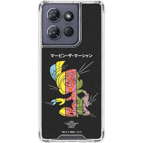 Looney Tunes Marvin the Martian Sliced Juxtapose Moto G Power 5G (2025) Clear Case