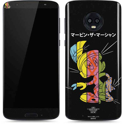 Looney Tunes Marvin the Martian Sliced Juxtapose Moto G6 Skin