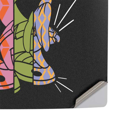 Looney Tunes Marvin the Martian Sliced Juxtapose PS5 Pro Console Skin