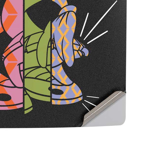 Looney Tunes Marvin the Martian Sliced Juxtapose PS5 Pro Disk Console Skin