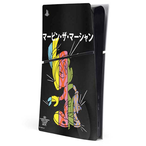 Looney Tunes Marvin the Martian Sliced Juxtapose PlayStation PS5 Skins