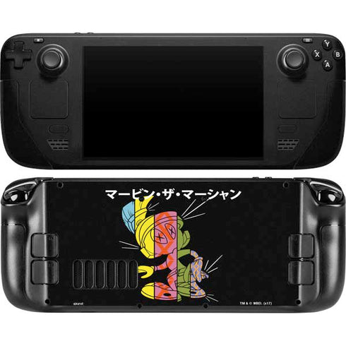 Looney Tunes Marvin the Martian Sliced Juxtapose Steam Deck Handheld Gaming Computer OLED Skin