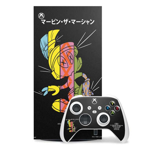 Looney Tunes Marvin the Martian Sliced Juxtapose Xbox Series X Skins