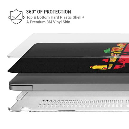 Looney Tunes Marvin the Martian Sliced MacBook Pro 14in (2021-24) Case plus Skin