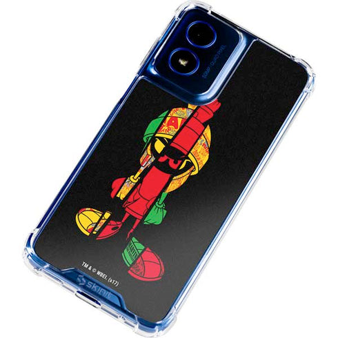 Looney Tunes Marvin the Martian Sliced Moto G Play 4G (2024) Clear Case