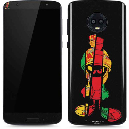 Looney Tunes Marvin the Martian Sliced Moto G6 Skin