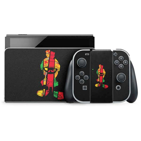 Looney Tunes Marvin the Martian Sliced Nintendo Skins