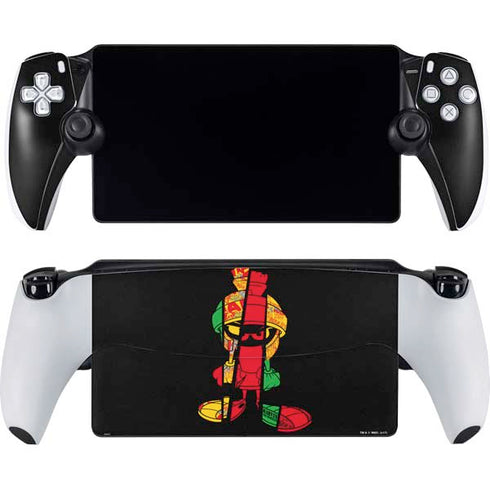 Looney Tunes Marvin the Martian Sliced PlayStation PS5 Skins