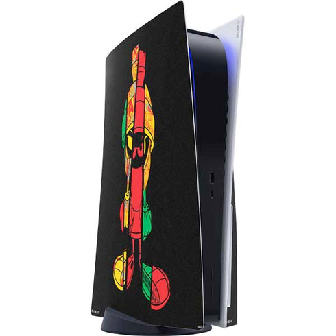 Looney Tunes Marvin the Martian Sliced PlayStation PS5 Skins