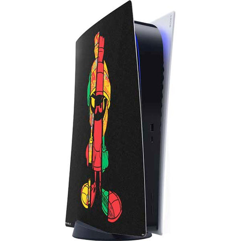 Looney Tunes Marvin the Martian Sliced PlayStation PS5 Skins