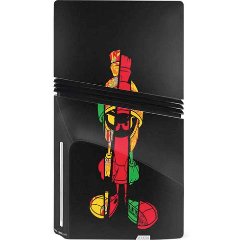 Looney Tunes Marvin the Martian Sliced PS5 Pro Disk Bundle Skin