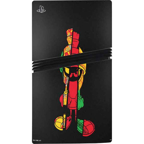 Looney Tunes Marvin the Martian Sliced PS5 Pro Disk Console Skin