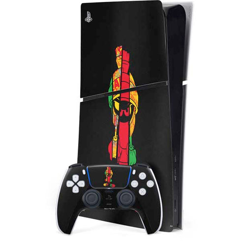Looney Tunes Marvin the Martian Sliced PlayStation PS5 Skins