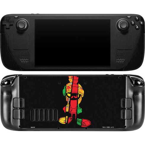 Looney Tunes Marvin the Martian Sliced Steam Deck Handheld Gaming Computer OLED Skin