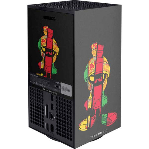 Looney Tunes Marvin the Martian Sliced XBox Series X Digital Edition Console Skin