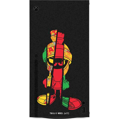 Looney Tunes Marvin the Martian Sliced XBox Series X Digital Edition Console Skin