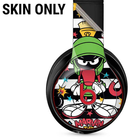 Looney Tunes Marvin the Martian Striped Patches Beats Solo 3 Wireless Skin